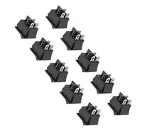 10 pièces Walfront AC 16A 250 V/20A 125 V interrupteur à 2 positions interrupteur à bascule marche/arrêt 4 broches KCD4 4 broches interrupteur à bascule 2 positions résistance à la chaleur accessoires