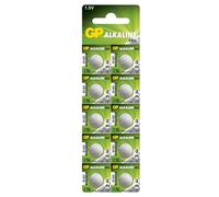 10 Piles A76 / LR44 GP Alcaline 1,5V