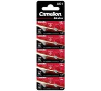 10 Piles AG1 / LR621 / 364 / 164 / LR60 Camelion Alcaline 1,5V