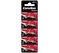 10 Piles AG11 / LR58 / LR721 / 362 / 361 / 162 Camelion Alcaline 1,5V
