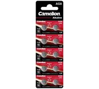 10 Piles AG8 / LR55 / LR1120 / 381 / 391 / 191 Camelion Alcaline 1,5V