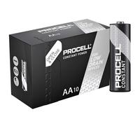 10 Piles Alcalines AA / LR6 Duracell Procell Constant