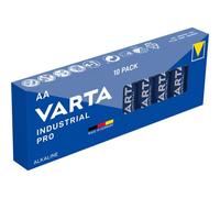 10 Piles Alcalines AA / LR6 Varta Industrial Pro