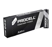 10 Piles Alcalines AAA / LR03 Duracell Procell Constant