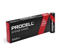 10 Piles Alcalines AAA / LR03 Duracell Procell Intense
