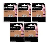 10 piles lr54 189, lr1130, rw89 duracell G