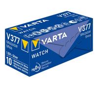 10 Piles Montre 377 / SR66 / AG4 / SR626SW Varta