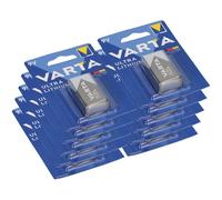 10 piles VARTA Professional Lithium 9V, idéales pour les détecteurs de fumée et les systèmes de sécurité