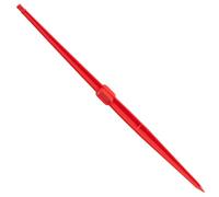 10 Piquets pour tuyau micro-irrigation et micro-asperseur 24x10mm rouge