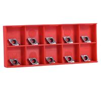 10 plaquettes de coupe d'établi en carbure de tungstène pour machines CNC, type DCGT070204-AK