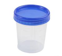 10 Pots Échantillons 120ml avec Couvercles, Récipients Plastique Gradués pour Laboratoire, Cuisine et Artisanat, Boîte de 10(1)