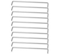 10 rails de remplacement en acier inoxydable pour classeur, longueur 30 cm