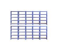 Offre spéciale Monster Racking : lot de 10 étagères T-Rax - Étagères haute performance, étagères pour charges lourdes, étagères de stockage, étagères de garage, étagères en acier, étagères industriell