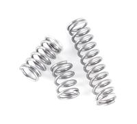 10 ressorts de compression en acier inoxydable 304, pour fixation de gâches de porte et de véhicule, diamètres extérieurs de 10 et 11 mm.,1,4 x 11 x 35 mm