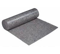 10 rouleaux de bâche de protection, 1 m x 50 m chacun = 50 m², antidérapante, hydrofuge, 220 g/m², pour travaux de peinture, déménagement, gris