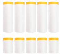 10 rouleaux de film de protection adhésif, de 55 cm x 20 m et de 110 cm x 20 m, pour travaux de peinture
