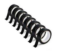 10 Rouleaux Ruban Isolant Électrique Noir (15.5mm x 10m) - Ruban Adhésif PVC Étanche & Ignifuge - Chaterton Professionnel pour Réparation de Câbles, Gaine & Bricolage - Autocollant sans Résidu
