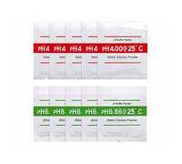 AGT 10 solutions de calibrage pour pH-mètre pH 4,00 / pH 6,86