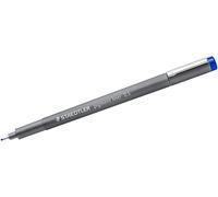 10 stylos Pigment Liner 308 05-3, 0,5 mm, bleu