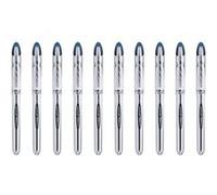 10 stylos roller bille bleu vision élite pointe moyenne 0,8mm Uni Ball Bleu