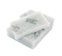 10 tampons abrasifs récurage délicat Scotch-Brite blancs 16 x 9,5 cm