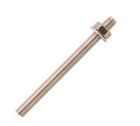 10 tiges filetées standard avec écrou, inox A4 - M10 x 110 mm