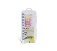Primo 425to10p Peinture A L'huile Fine En Tube D'aluminium De 18 Ml. 10 Couleurs.