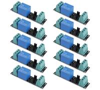 10 unités 3 V 1 canal Relais Power Switch Board, module de commutateur de relais 1 canal, déclencheur de niveau élevé avec optocoupleur opto-isolation, pour carte de développement IOT ESP8266