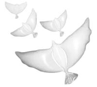 10 x Balloon Film Aluminium Ballon Colombe Forme Ballons Blancs B lons Gonflable pour fête de Mariage Décoration 105 * 42 cm ☌1948