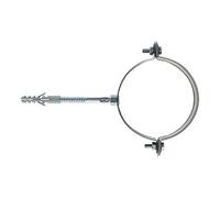 10 X COLLIER DE TUYAU DE DESCENTE ROND GALVANISÉ SCP 100 SCP FISCHER