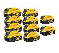10 x DEWALT DCB184 batteries 18v 5Ah Li-ion