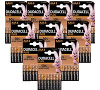 10 X Duracell Plus Puissance AAA LR03/MN2400 8er-Pack