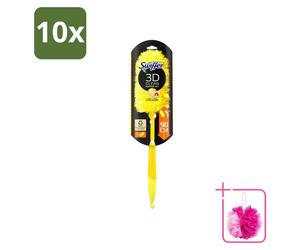 10 x Duster Swiffer XXL télescopique, avec manche de 90 cm et 1 lingette anti-poussière – Pack économique – 10 pièces