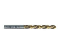 10 X Foret taillé meulé HSS-G TiN - diamètre 2,5 mm - 250025T RUKO