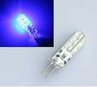 10 x G4 24 SMD 3014 Éclairage LED bleu marine Lampe Spot Fixé DC 12 V 1,5 W