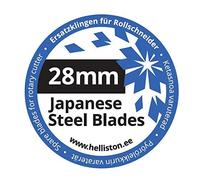 10 X Lame de rechange 28mm pour couteau rotatif (pour Olfa, Fiskars, Dremel, Dafa, Martelli, TrueCut, Stanley etc.), Lame rotative, Cutter Rotatif (10 Lames)