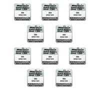 10 X MURATA 364 SR60 AG1 SR621SW Argent Oxyde 0% Mercure Montre Piles [Paquet of 10]