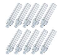 10 x Osram Dulux D 10W/840 G24d-1 Lampe Fluocompacte 4000K Neutre