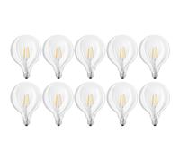 10 X Osram LED Parathom Filament Globe G125 4W=40W E27 Clair 470lm Blanc Chaud