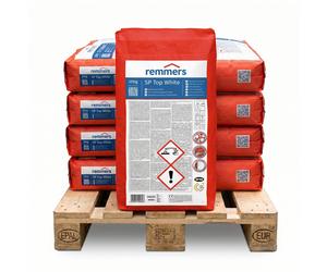 10 x Remmers SP Top Blanc 20kg Enduit spécial pour murs exposés à l'humidité