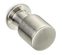 10 x SO-TECH® Bouton de meuble Acier inoxydable Poignée de Tiroir rond EK05 | Matériau solide | Ø 25 x H 35 mm