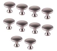 10 x SO-TECH® Bouton de Meuble DENISE Finition en Acier Inox opaque Ø 29 mm - le Design rencontre la Fonctionnalité -