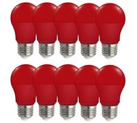 10 X SPECTRUM LED Ampoules A50 4,9W E27 Lampe Fête Guirlande ROUGE