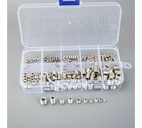 100/200 pièces Ensemble de vis à tête hexagonale creuse, boulons à tête hexagonale creuse, vis de pression M3 M4 M5 M6 M8, convient pour la réparation de la maison, l'installation de serrures de porte