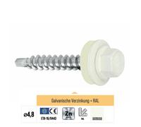 100-250 pcs vis à tôle trapézoïdale vis de perçage auto-perceuses toit...