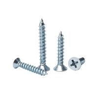 100-4000 Vis Autotaraudeuses M3-M6, Tête Fraisée Cruciforme(M3*20(2000pieces)
