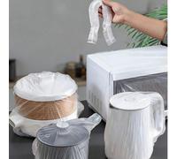 100/50/10 pièces Housse anti-poussière extensible pour électroménager, couvre-micro-ondes, bouilloire, cuiseur à riz, purificateur d'eau, housse en plastique transparent, outil de protection domestiqu