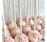 100/50 pièces Bâtons de sucette en papier blanc, Bâtons de décoration de gâteau faits main DIY, Bâtons de dessert en papier pour sucette, Convient pour la décoration de cupcakes, bonbons faits maison,