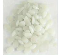 100/500 pièces/sachet, Pierre lumineuse, Pierre décorative pour pots de fleurs et aquariums (0,31 x 0,39 pouces) - 100 pièces - Blanc, Édition standard