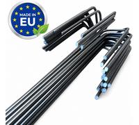 100 Agrafes De Jardin En U 40 x 4 cm, Piquets De Fixation Au Sol En Acier 4 mm, Pour Toile De Paillage, Géotextile, Géogrille Et Bordures De Pelouse